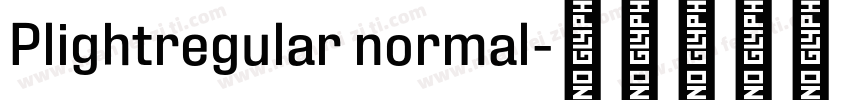 Plightregular normal字体转换